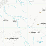 UK Topographic Maps Craven District (SD77) digital map