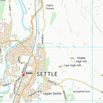 UK Topographic Maps Craven District (SD86) digital map