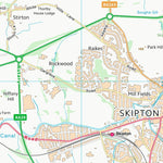 UK Topographic Maps Craven District (SD95) digital map
