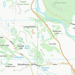 UK Topographic Maps Craven District (SD96) digital map