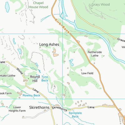 UK Topographic Maps Craven District (SD96) digital map