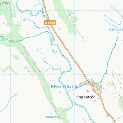 UK Topographic Maps Craven District (SD97) digital map