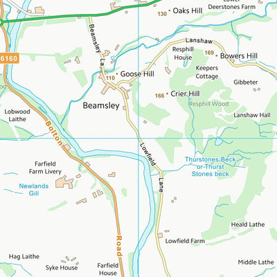 UK Topographic Maps Craven District (SE05) digital map
