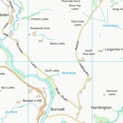 UK Topographic Maps Craven District (SE06) digital map