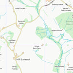UK Topographic Maps Derbyshire Dales District (SK13) digital map