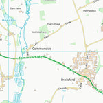UK Topographic Maps Derbyshire Dales District (SK24) digital map
