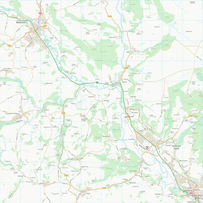 UK Topographic Maps Derbyshire Dales District (SK26) digital map