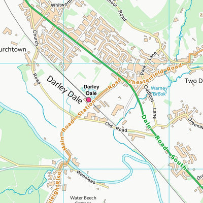 UK Topographic Maps Derbyshire Dales District (SK26) digital map