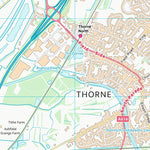 UK Topographic Maps Doncaster District (B) (SE61) digital map