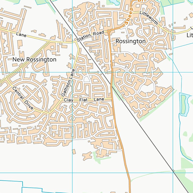 Doncaster District (B) (SK69) Map by UK Topographic Maps | Avenza Maps