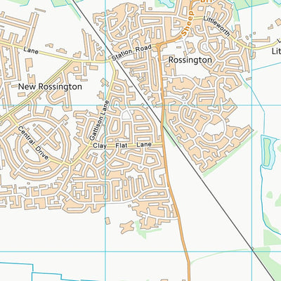 UK Topographic Maps Doncaster District (B) (SK69) digital map