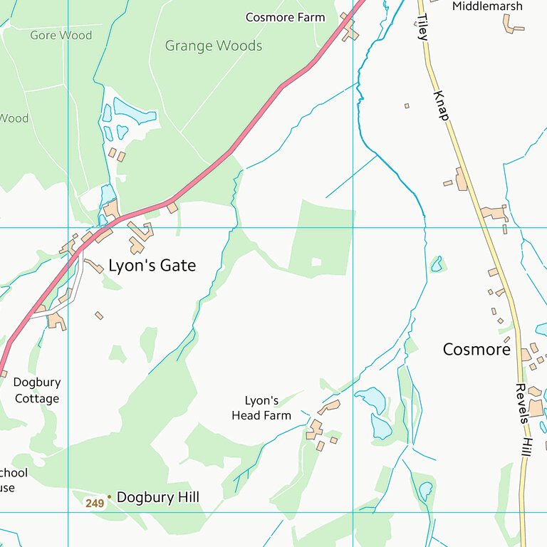 Dorset (ST60) Map by UK Topographic Maps | Avenza Maps