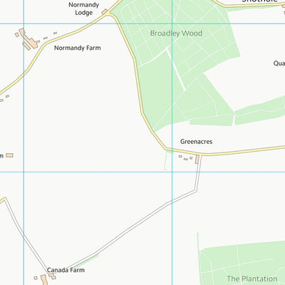 UK Topographic Maps Dorset (ST80) digital map