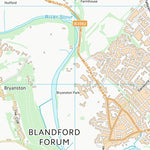 UK Topographic Maps Dorset (ST80) digital map