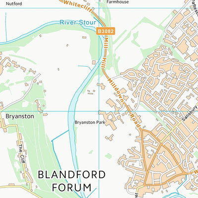 UK Topographic Maps Dorset (ST80) digital map