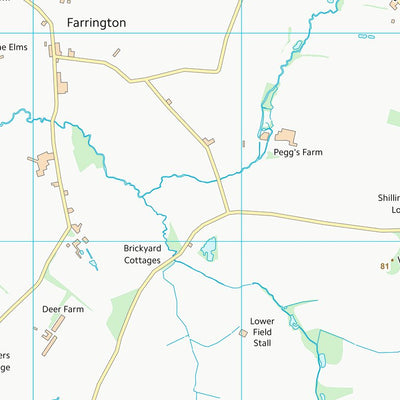 UK Topographic Maps Dorset (ST81) digital map