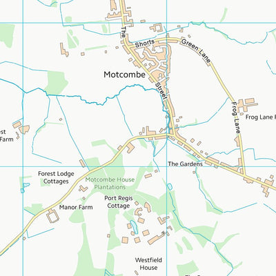UK Topographic Maps Dorset (ST82) digital map