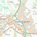 UK Topographic Maps Dorset (ST82) digital map