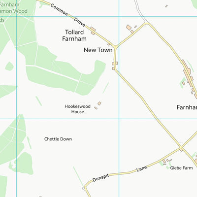 UK Topographic Maps Dorset (ST91) digital map
