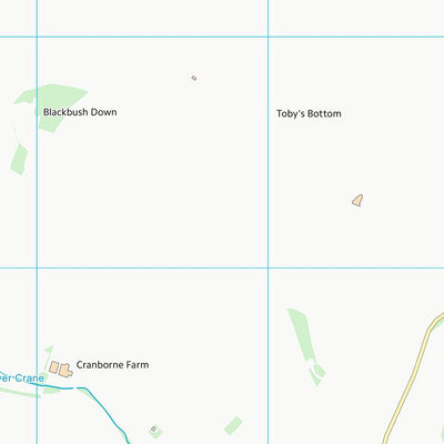 UK Topographic Maps Dorset (SU01) digital map