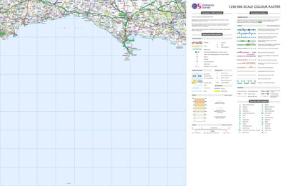 UK Topographic Maps Dorset (SY) digital map
