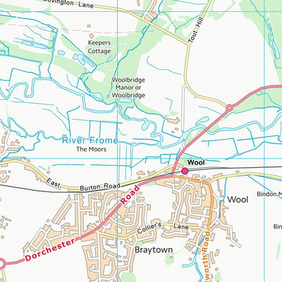 UK Topographic Maps Dorset (SY88) digital map