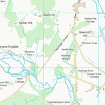 UK Topographic Maps Dorset (SY89) digital map