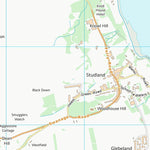 UK Topographic Maps Dorset (SZ08) digital map