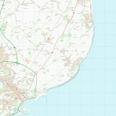 UK Topographic Maps Dover District (TR34) digital map