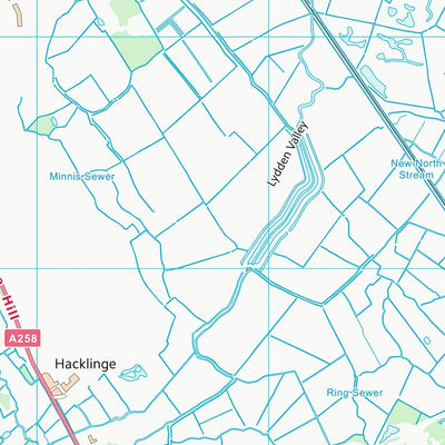 UK Topographic Maps Dover District (TR35) digital map
