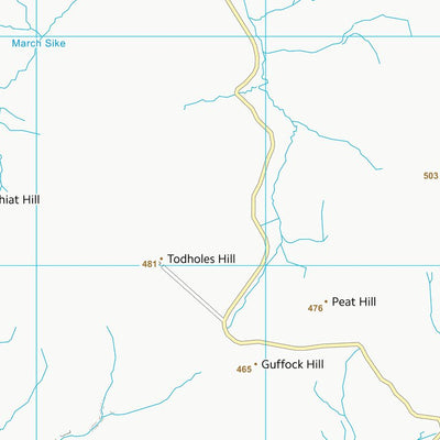 UK Topographic Maps Dumfries and Galloway (NS71) digital map