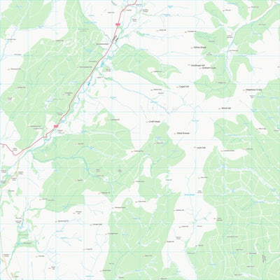UK Topographic Maps Dumfries and Galloway (NT10) digital map