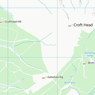 UK Topographic Maps Dumfries and Galloway (NT10) digital map