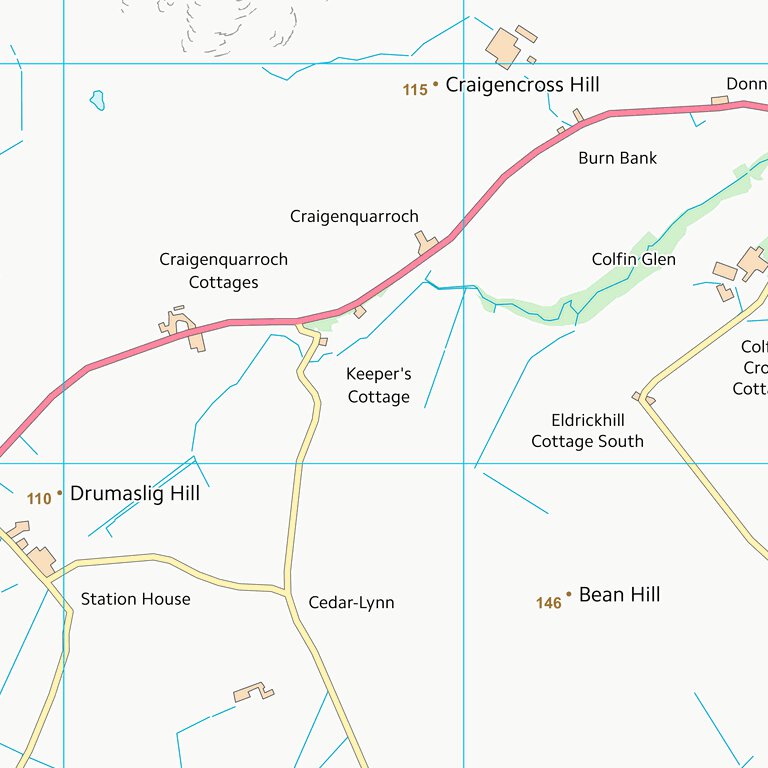 Dumfries and Galloway (NX05) Map by UK Topographic Maps | Avenza Maps
