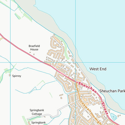 UK Topographic Maps Dumfries and Galloway (NX06) digital map