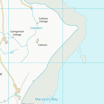 UK Topographic Maps Dumfries and Galloway (NX13) digital map