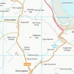 UK Topographic Maps Dumfries and Galloway (NX13) digital map