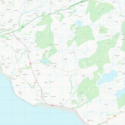 UK Topographic Maps Dumfries and Galloway (NX25) digital map