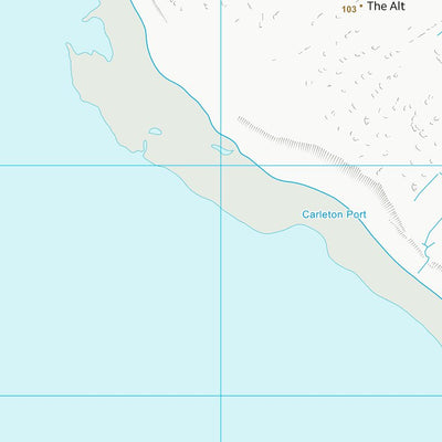 UK Topographic Maps Dumfries and Galloway (NX33) digital map