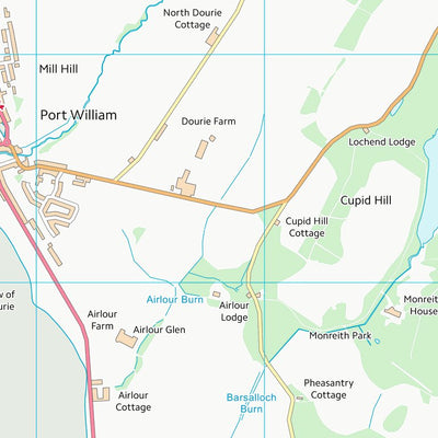 UK Topographic Maps Dumfries and Galloway (NX34) digital map