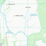 UK Topographic Maps Dumfries and Galloway (NX36) digital map