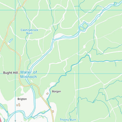 UK Topographic Maps Dumfries and Galloway (NX37) digital map