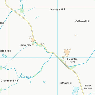 UK Topographic Maps Dumfries and Galloway (NX44) digital map
