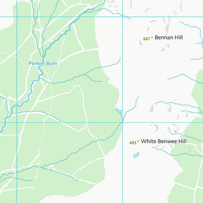 UK Topographic Maps Dumfries and Galloway (NX47) digital map