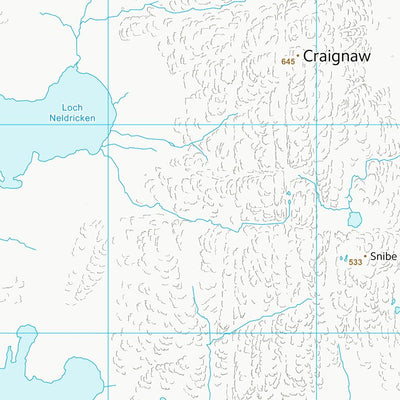 UK Topographic Maps Dumfries and Galloway (NX48) digital map