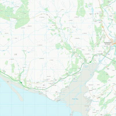 UK Topographic Maps Dumfries and Galloway (NX55) digital map