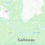 UK Topographic Maps Dumfries and Galloway (NX57) digital map