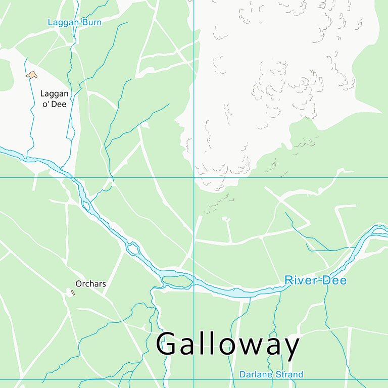 Anwoth Map Dumfries and Galloway (NX57) Map by UK Topographic Maps | Avenza Maps