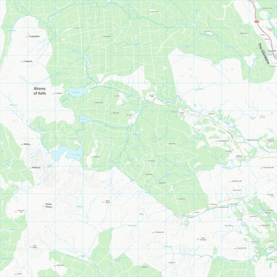 UK Topographic Maps Dumfries and Galloway (NX58) digital map