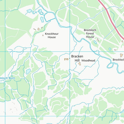 UK Topographic Maps Dumfries and Galloway (NX59) digital map